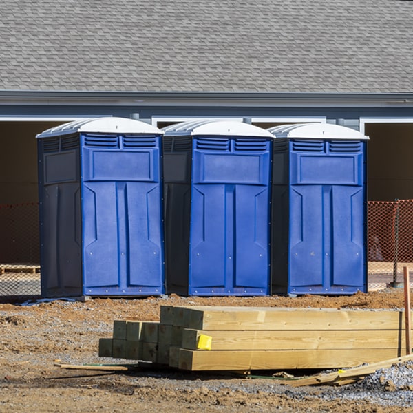 what is the cost difference between standard and deluxe portable toilet rentals in Cherokee CA